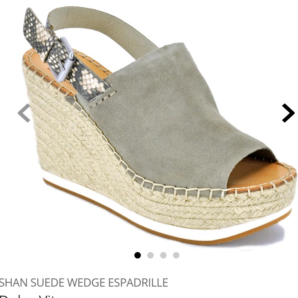 Suede Wedge Sandal- Dolce Vita